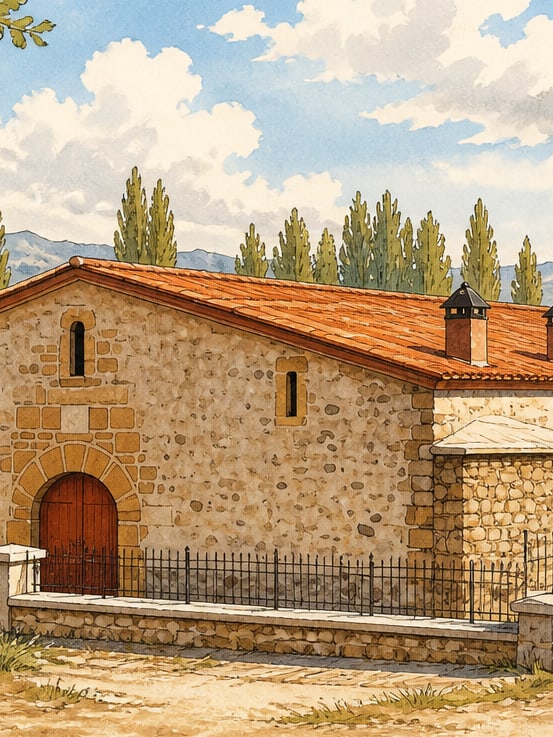 Ezinepazar Caravanserai çizimi, Amasya