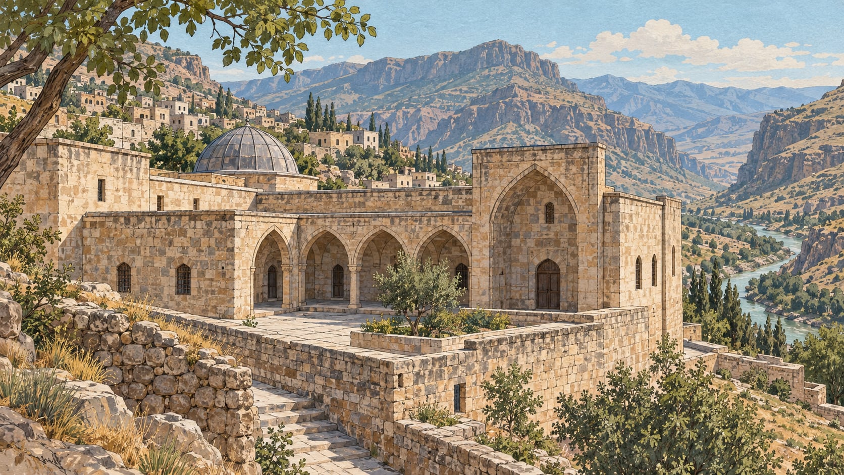 Faki Teyran Madrasa çizimi, Şırnak