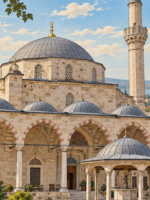 Ilustración: Mezquita de Fatih, Tekirdağ