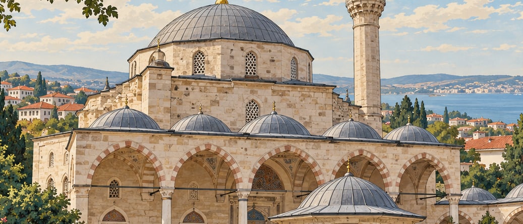 Fatih Mosque çizimi, Tekirdağ