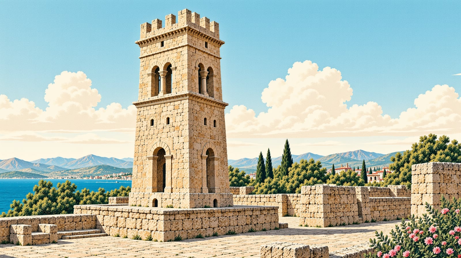 Fatih Tower çizimi, Manisa