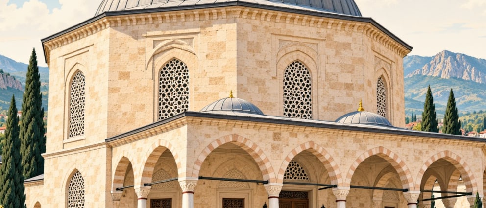 Fatih Paşa Mosque çizimi, Diyarbakır
