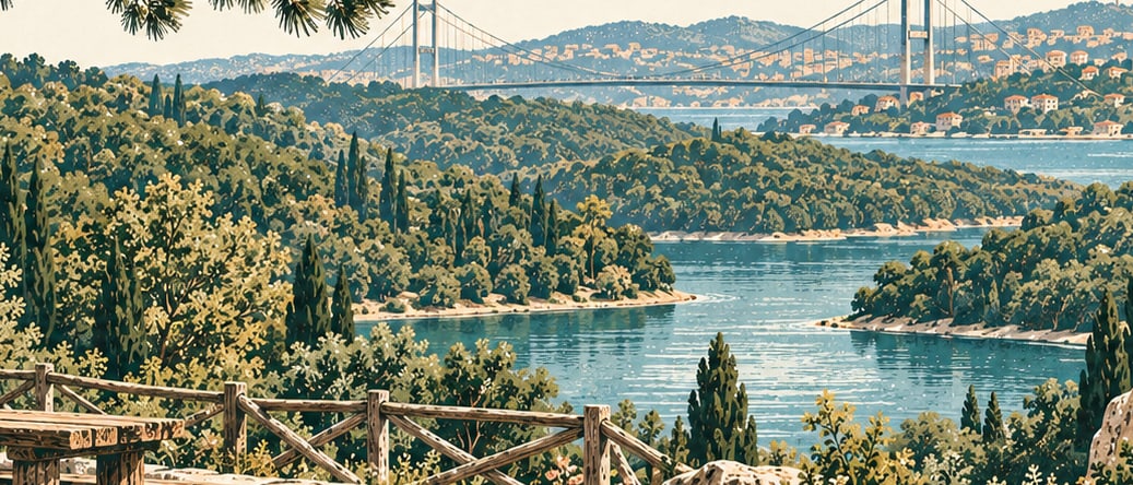 Fatih Sultan Mehmet Nature Park çizimi, İstanbul