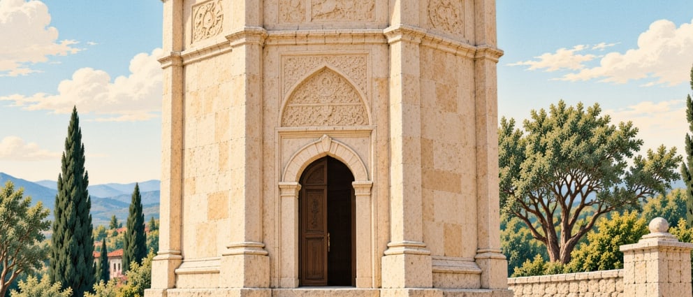 Fatma Hatun Tomb Tower çizimi, Kırşehir
