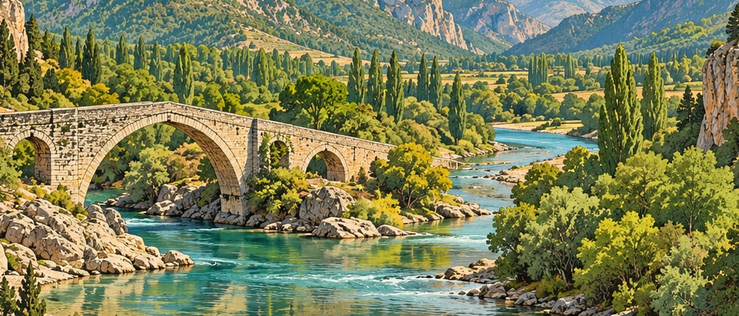 Feke-göksu Nehri çizimi, Adana
