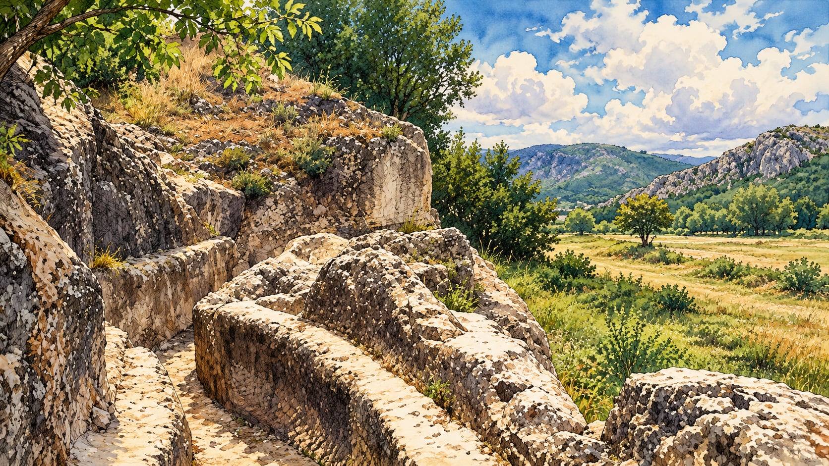 Ferhat Su Kanalı çizimi, Amasya
