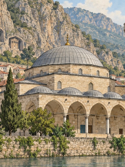 Ilustración: Mezquita de Fethiye, Amasya