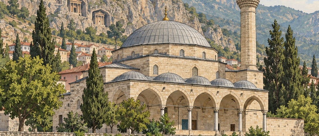 Fethiye Mosque çizimi, Amasya