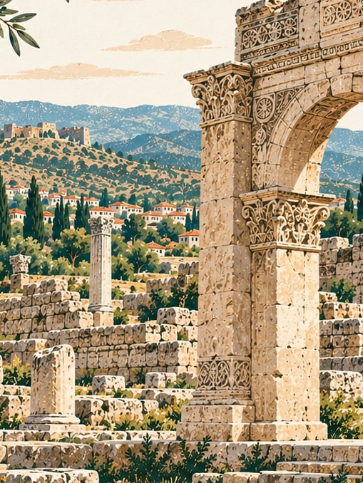 Ilustración: Yacimiento arqueológico de Fethiye, Eskişehir