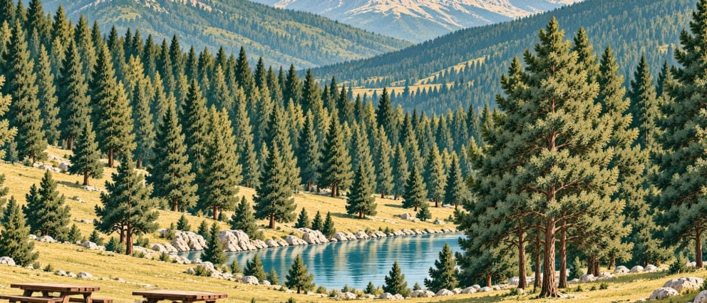 Fırnız Stream Recreation Area çizimi, Kahramanmaraş