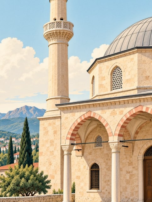 Ilustración: Mezquita-iglesia de Fisandon, Karaman