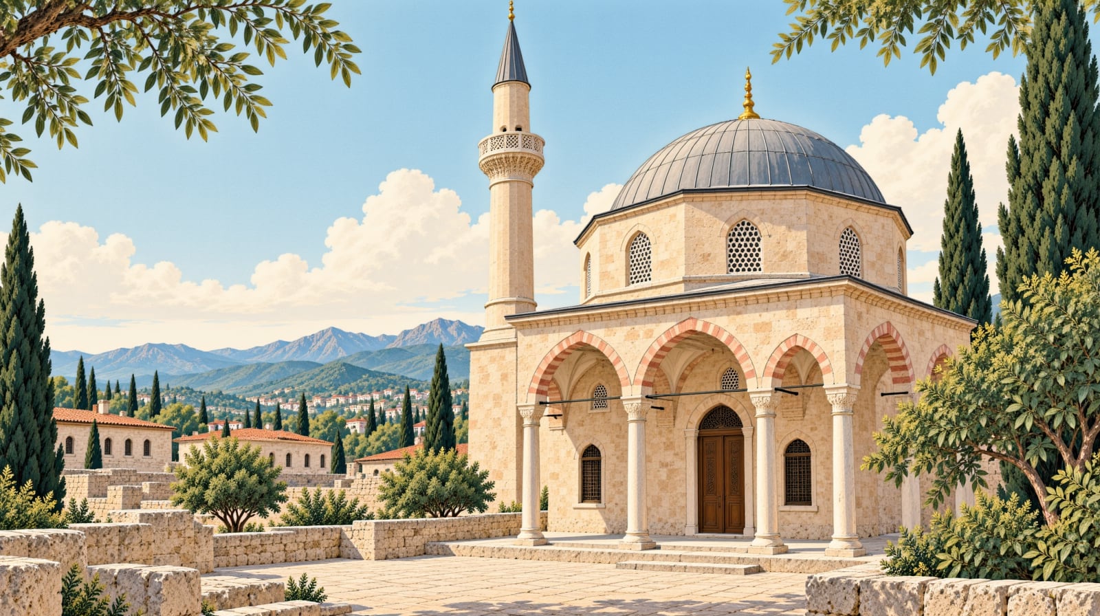 Fisandon Church Mosque çizimi, Karaman