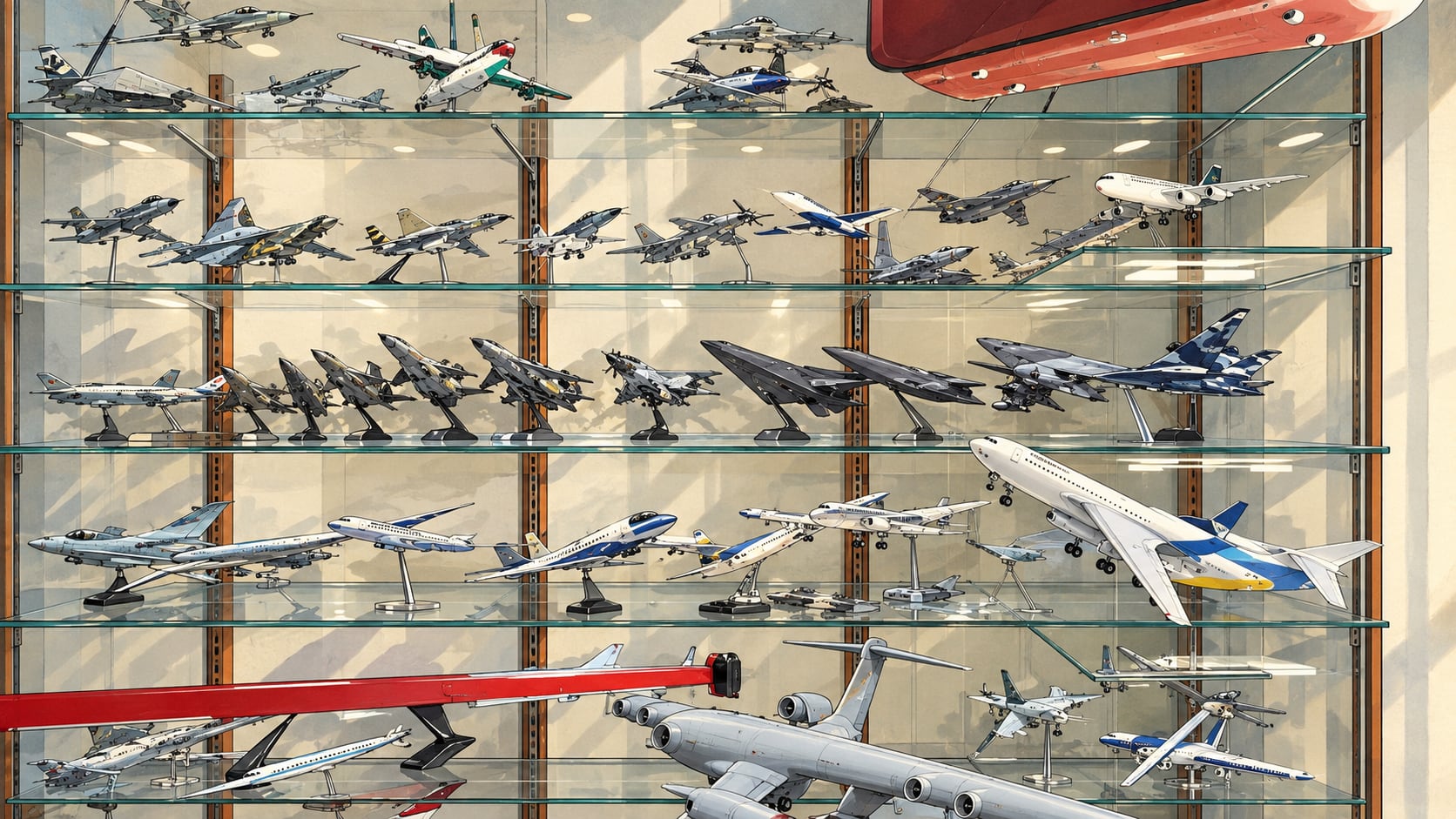 Florya Model Aircraft Museum çizimi, İstanbul
