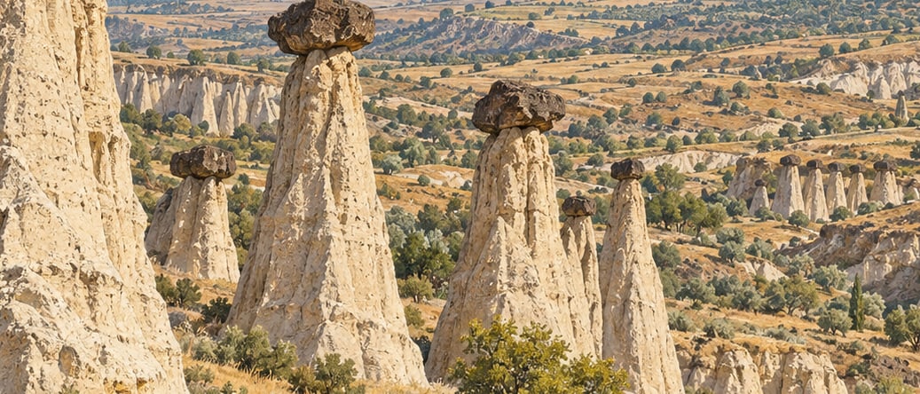 Fossil Juniper Natural Monument çizimi, Konya
