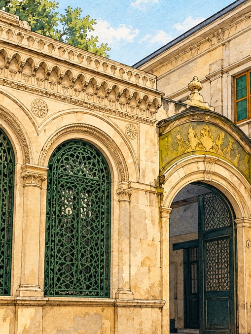 Ilustración: Museo del Convento Mevlevi de Gálata, İstanbul