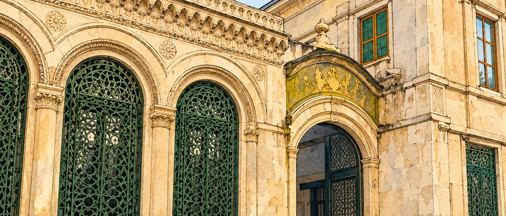 Galata Mevlevi Lodge Museum çizimi, İstanbul