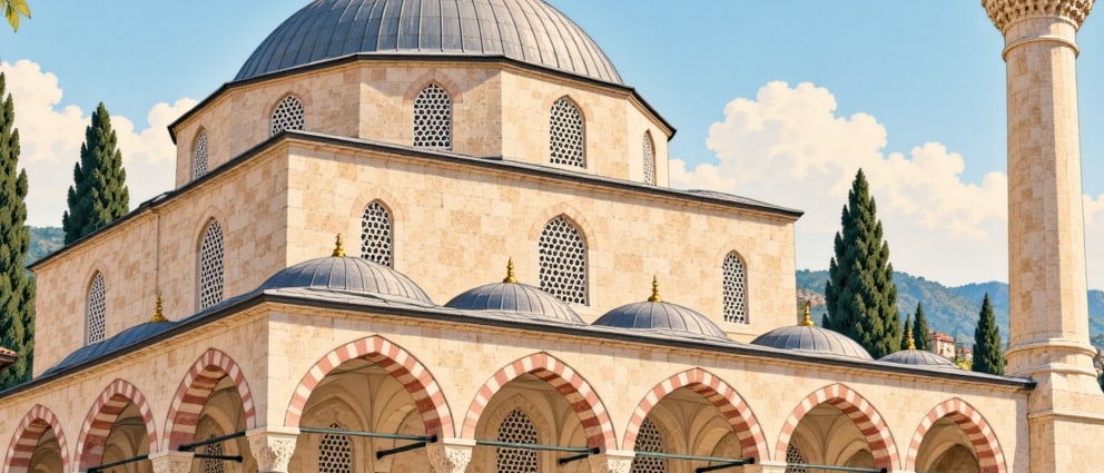 Garipler Mosque çizimi, Tokat