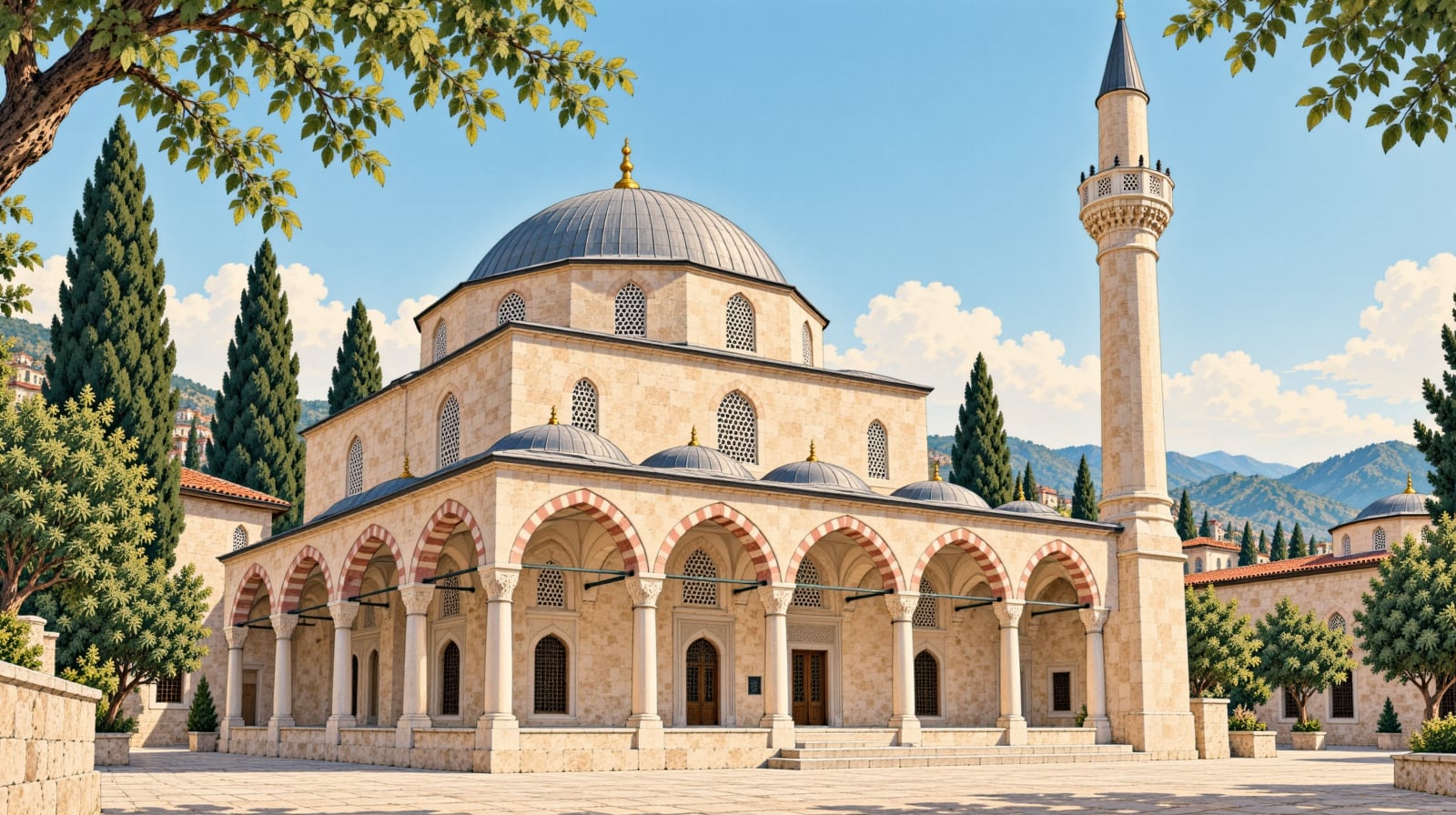 Garipler Mosque çizimi, Tokat