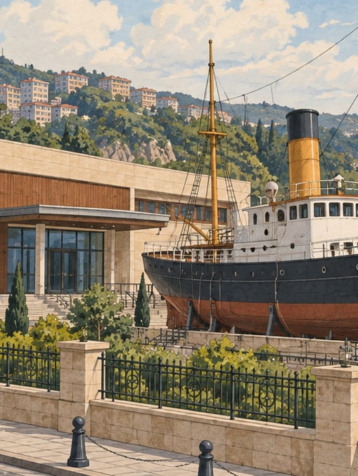 Ilustración: Museo del Barco Gazi Alemdar, Zonguldak