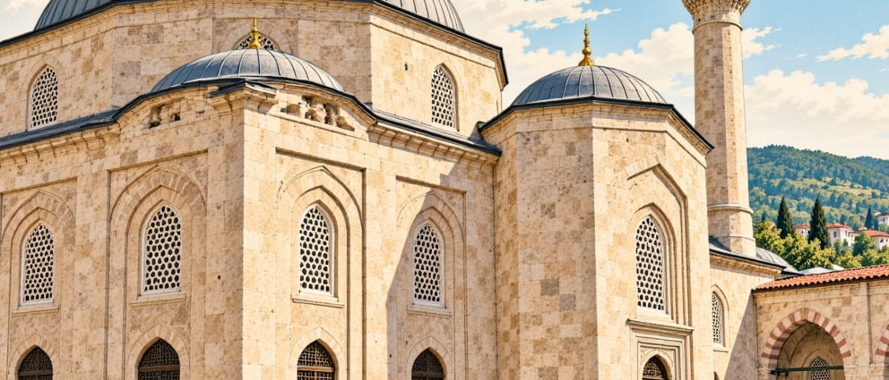 Gazi Süleyman Paşa Mosque çizimi, Bolu