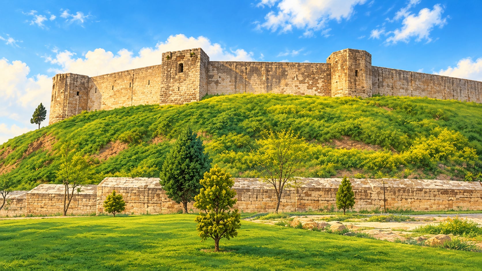 Gaziantep Castle çizimi, Gaziantep