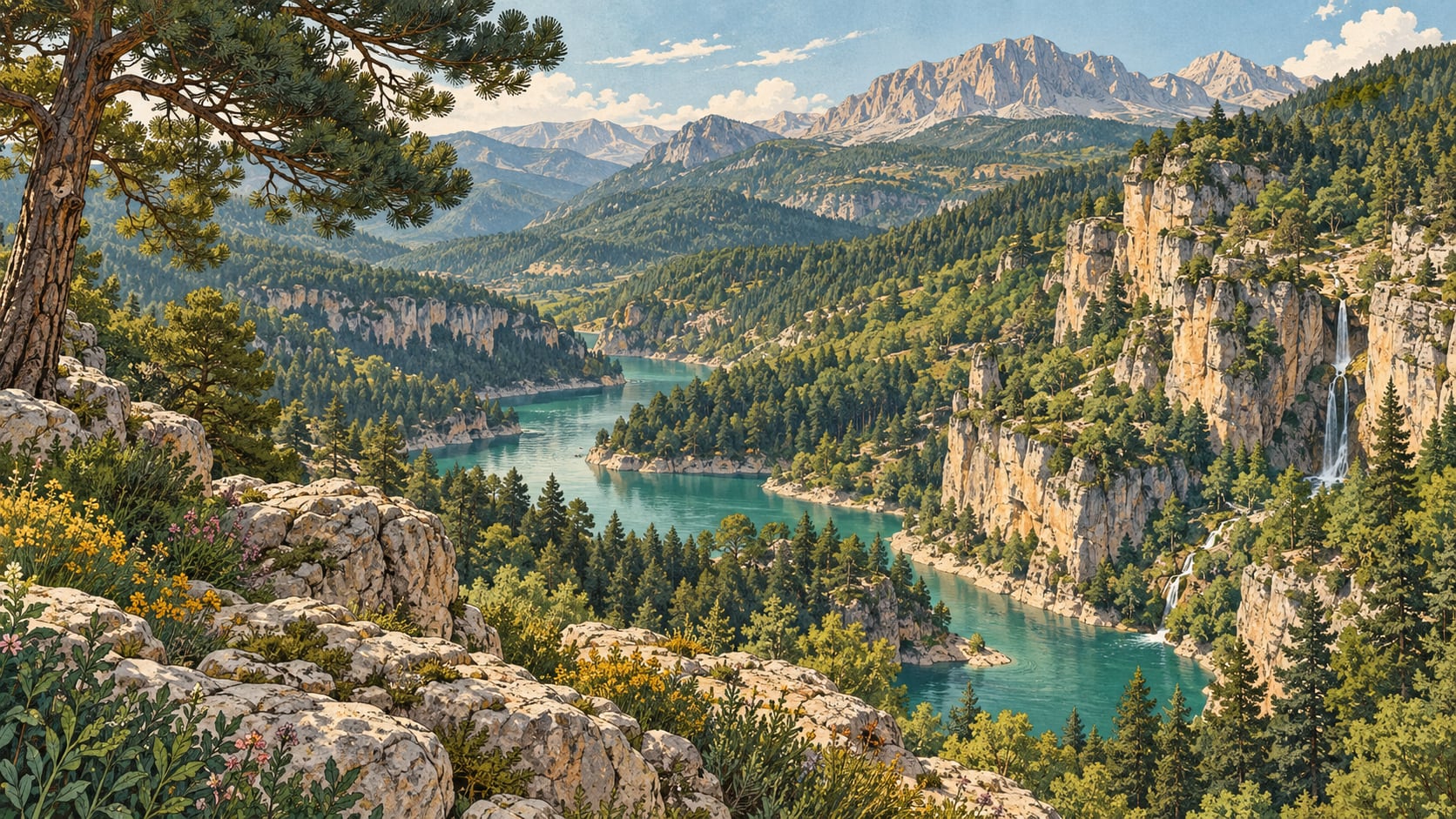 Geben Valley National Park çizimi, Kahramanmaraş