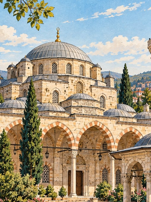 Ilustración: Mezquita de Gedik Ahmet Paşa, Afyonkarahisar