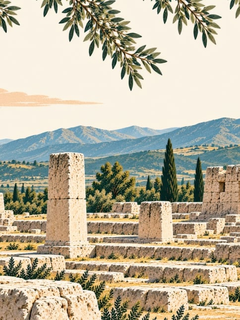 Ilustración: Isla de Gemile, Muğla