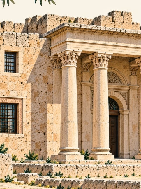 Ilustración: Monumento funerario de Gerdekkaya, Eskişehir