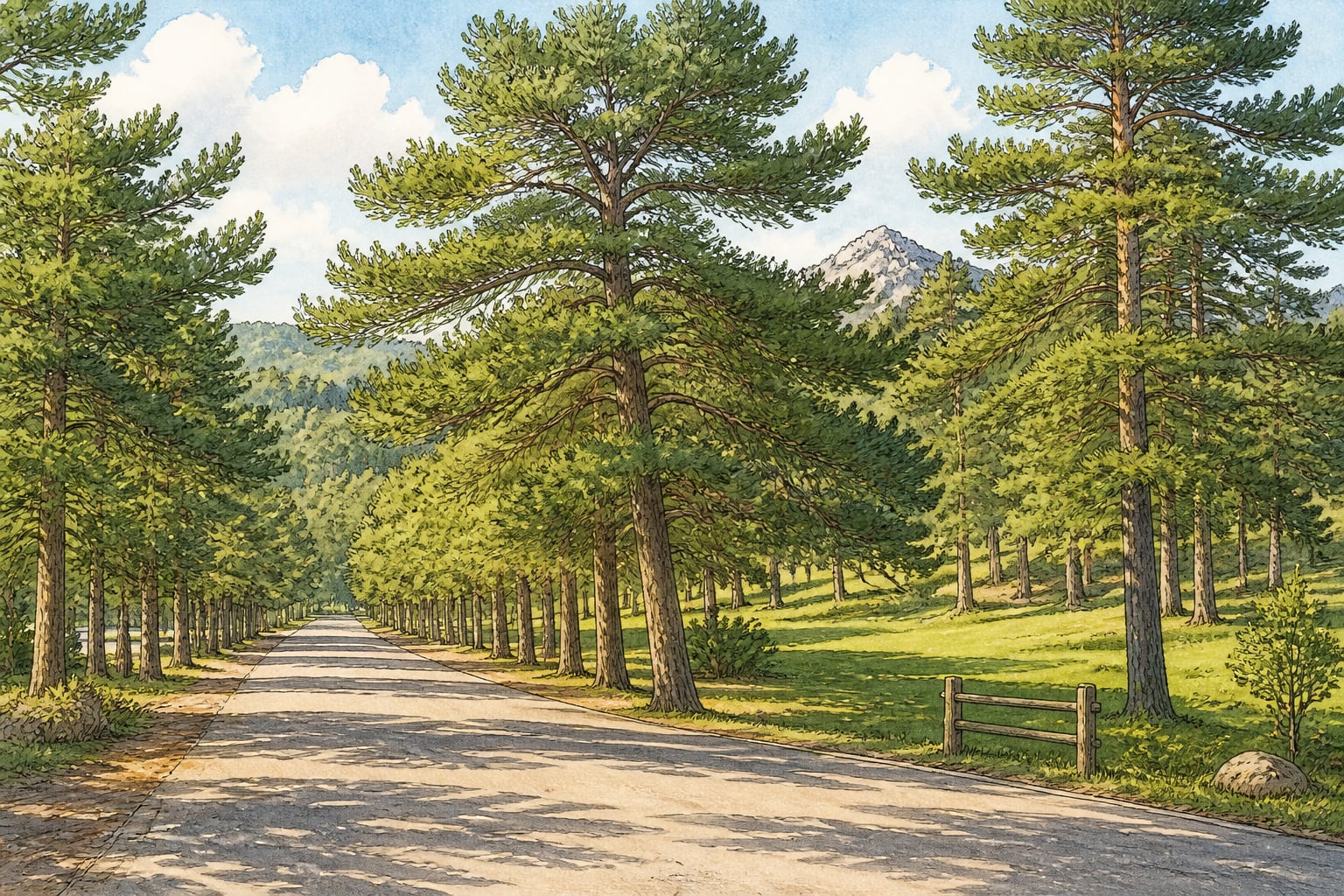 Gerede Esentepe Recreation Area çizimi, Bolu