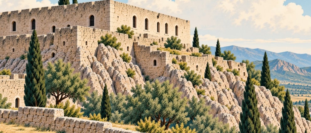 Gerede Keçi Castle çizimi, Bolu
