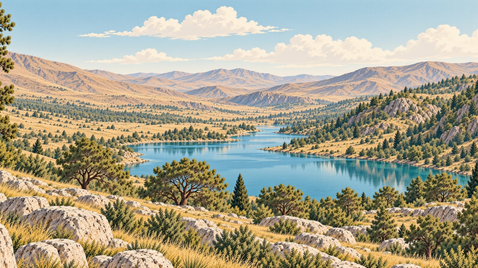Gerendal Lake çizimi, Bingöl