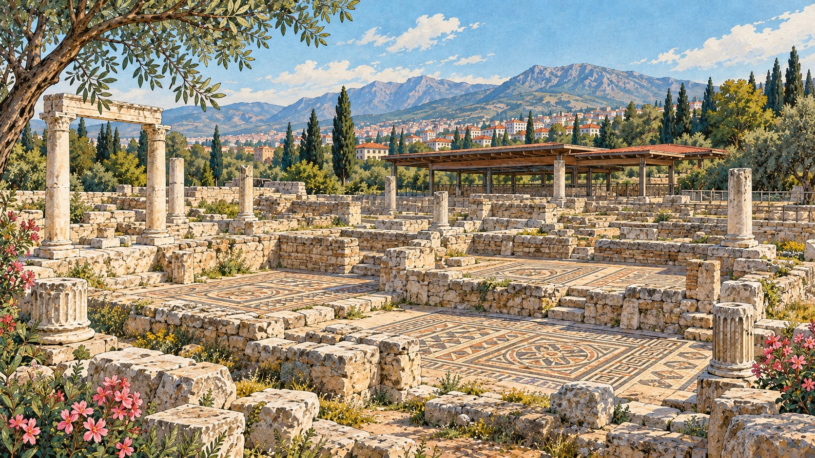 Germanicia Mosaic Area çizimi, Kahramanmaraş