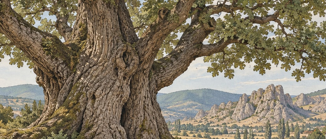 Geyikalanı Natural Monument çizimi, Eskişehir