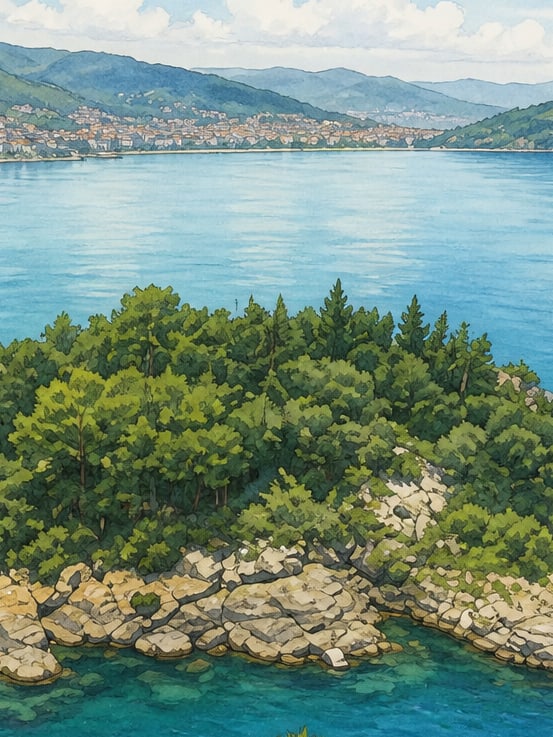 Giresun Island çizimi, Giresun