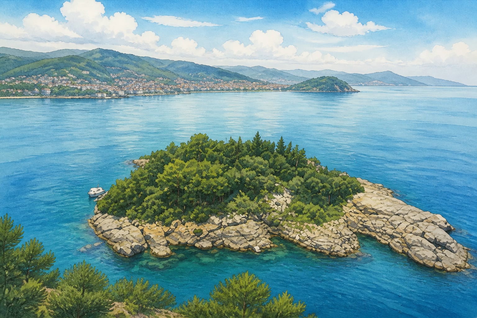 Giresun Island çizimi, Giresun
