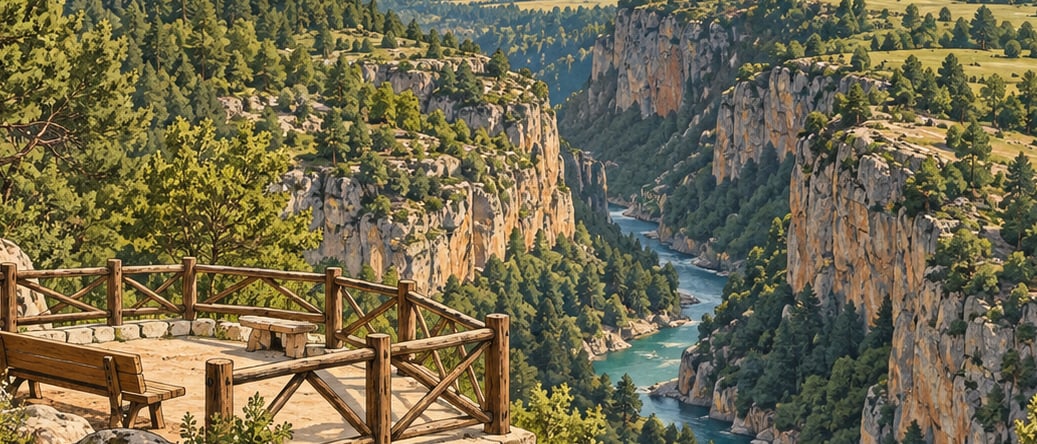 Göğem Victory Nature Park çizimi, Uşak