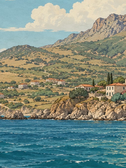 Ilustración: Gökçeada, Çanakkale