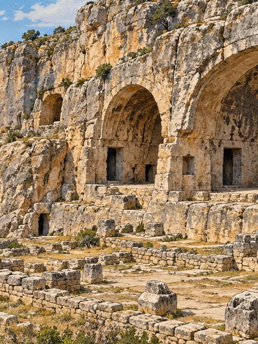 Ilustración: Yacimiento arqueológico de Gökçeseki, Karaman