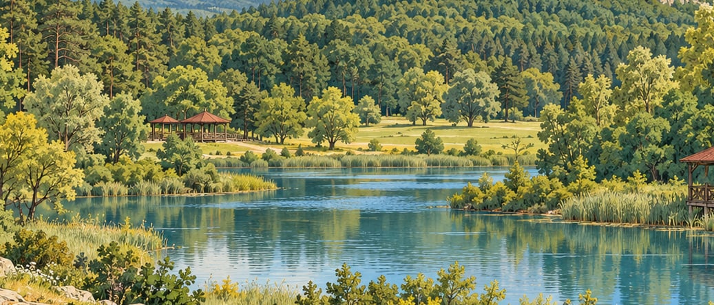 Gökçetepe Nature Park çizimi, Edirne