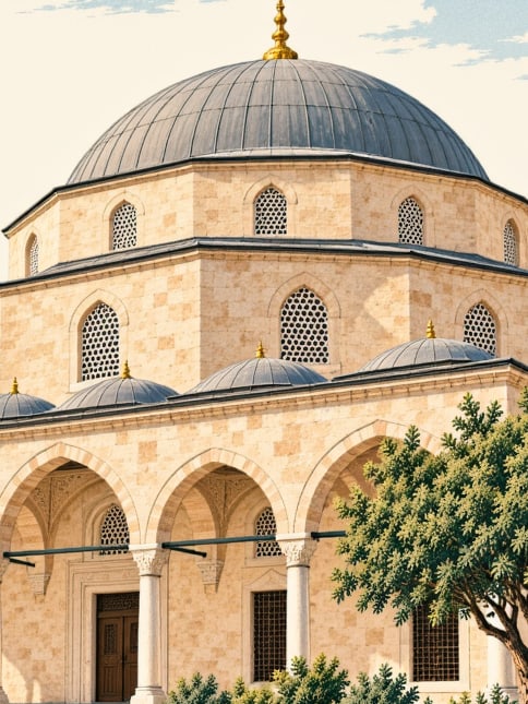 Ilustración: Mezquita de Gökmeydan, Bitlis