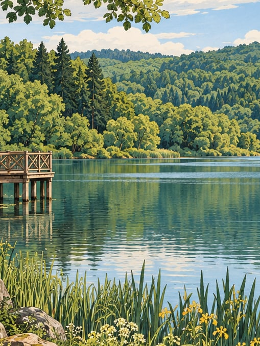 Ilustración: Parque Natural de la Laguna de Göktürk, İstanbul