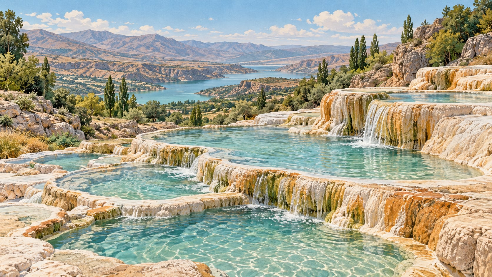 Golan Hot Springs çizimi, Elazığ