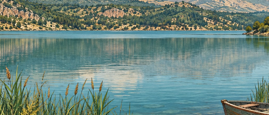 Gölbaşı Lake çizimi, Adıyaman
