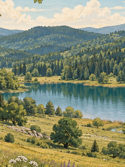 Ilustración: Parque Natural Göldağı, Zonguldak