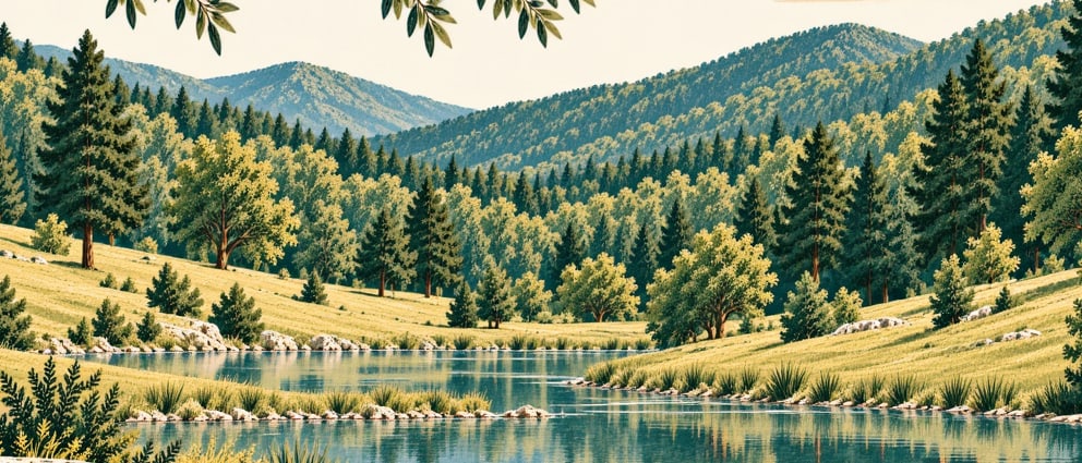 Gölya Nature Park çizimi, Sakarya