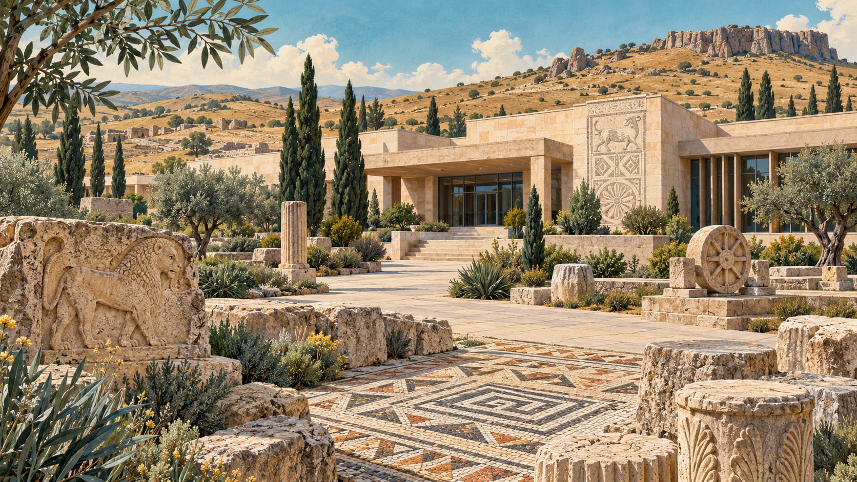 Gordion Museum çizimi, Ankara
