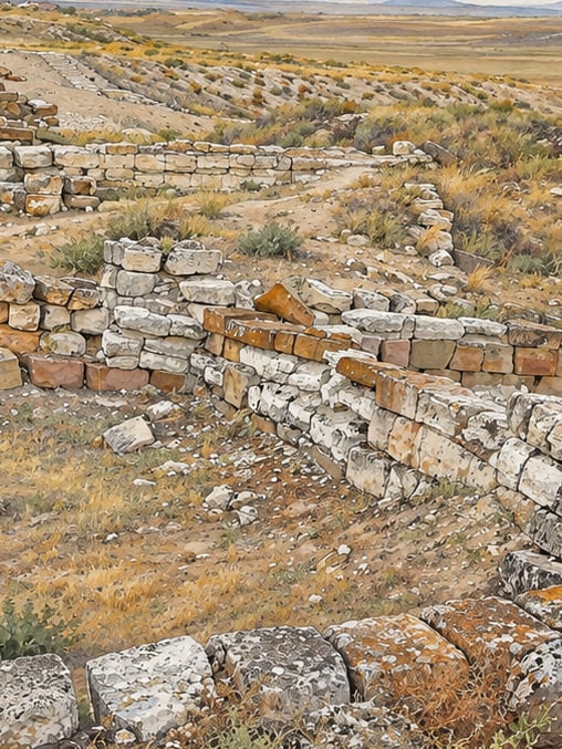 Gordion Archaeological Site çizimi, Ankara