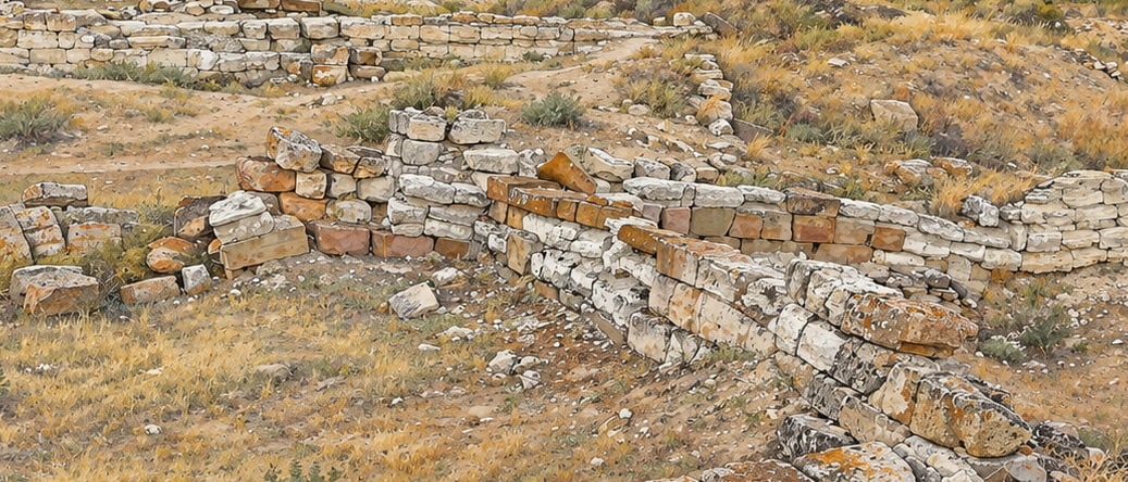 Gordion Archaeological Site çizimi, Ankara