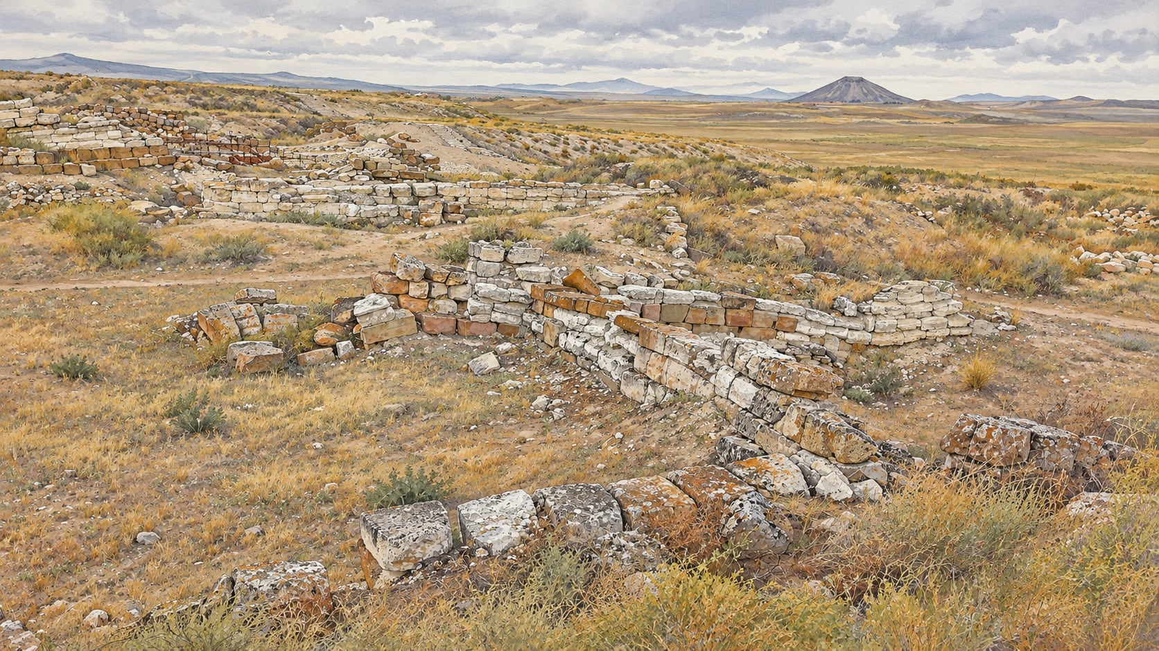 Gordion Archaeological Site çizimi, Ankara